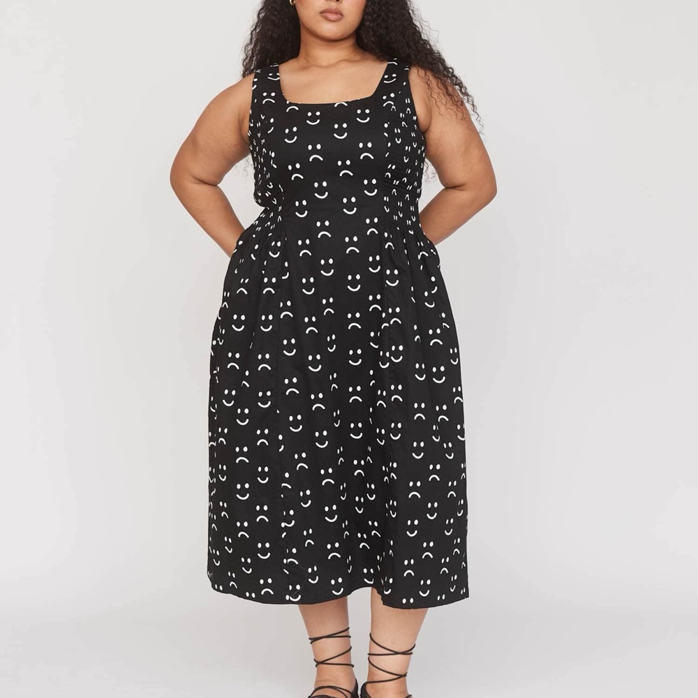LAZY OAF Happy Sad Sleeveless Dress
